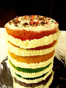 Rainbow cake 1