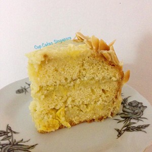 durian cake slice