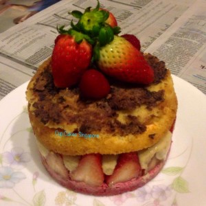 straberry fraisier cake