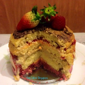 strawberry fraise cake 1