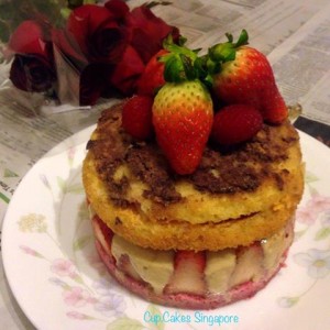 strawberry fraise cake