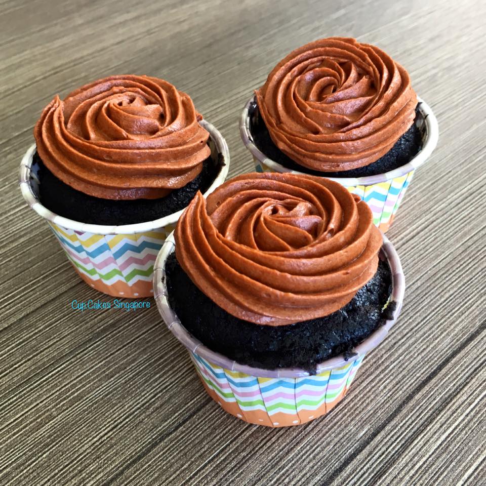 Classic Chocolate Cupcakes Singapore