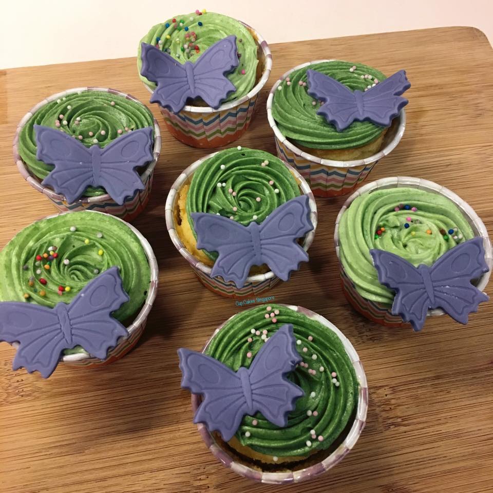 Alice in Wonderland Butterfly Cupcakes Singapore