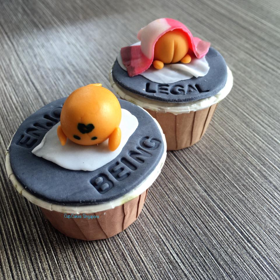 Gudetama Japanese Egg Cupcakes Singapore