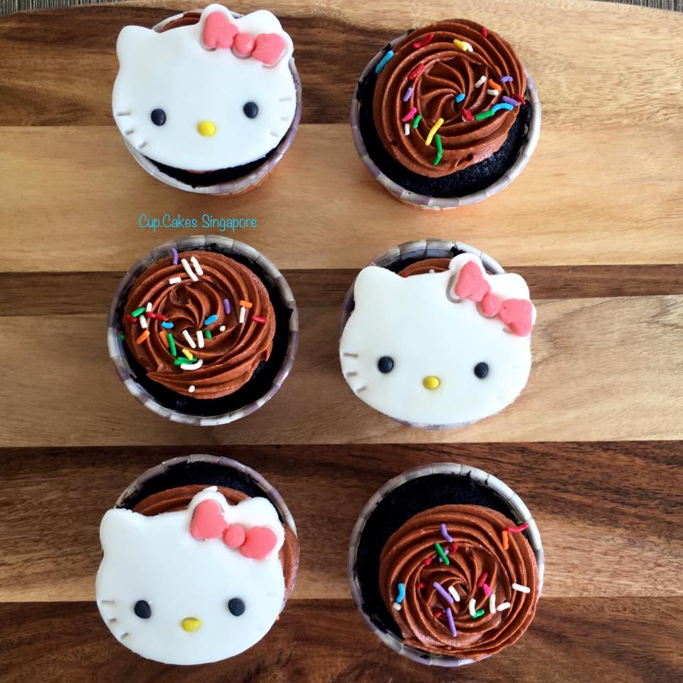 Hello Kitty Japanese Anime Cupcakes Singapore
