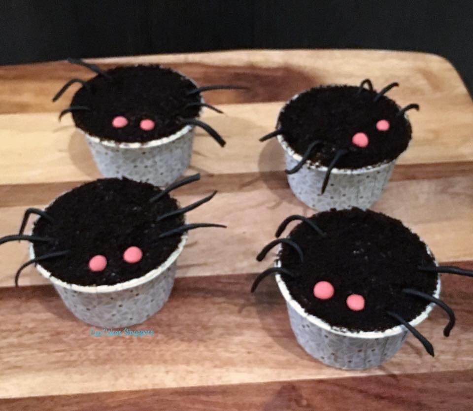 Halloween Spider Cupcakes Singapore