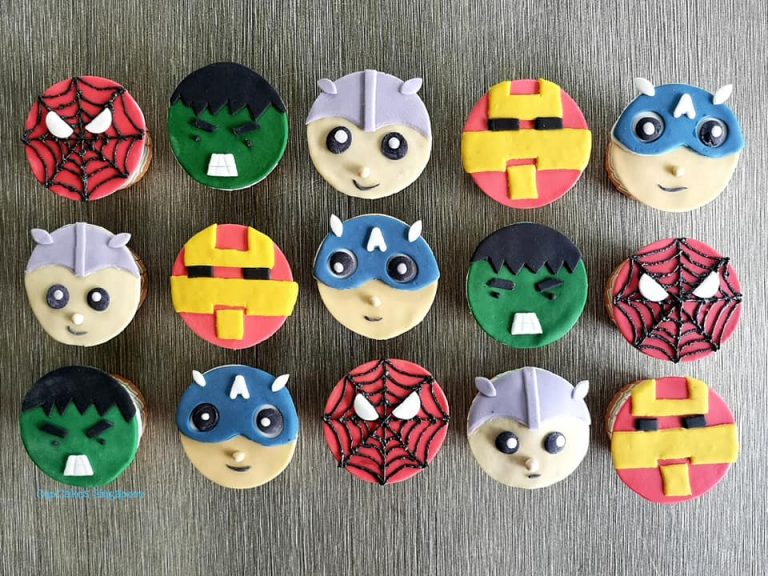 Superhero Marvel Cupcakes Singapore