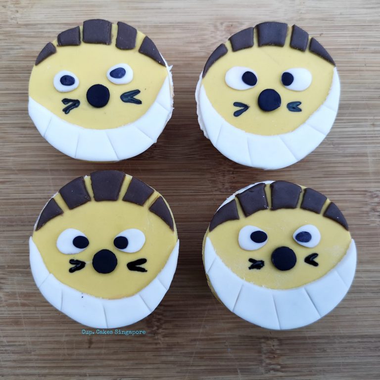 Yellow Cat Bus Japanese Anime Cupcakes Singapore