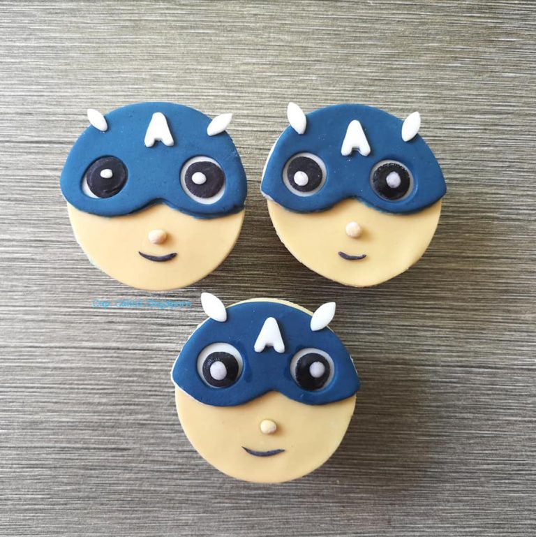 Marvel Superhero Captain America Cupcakes Singapore