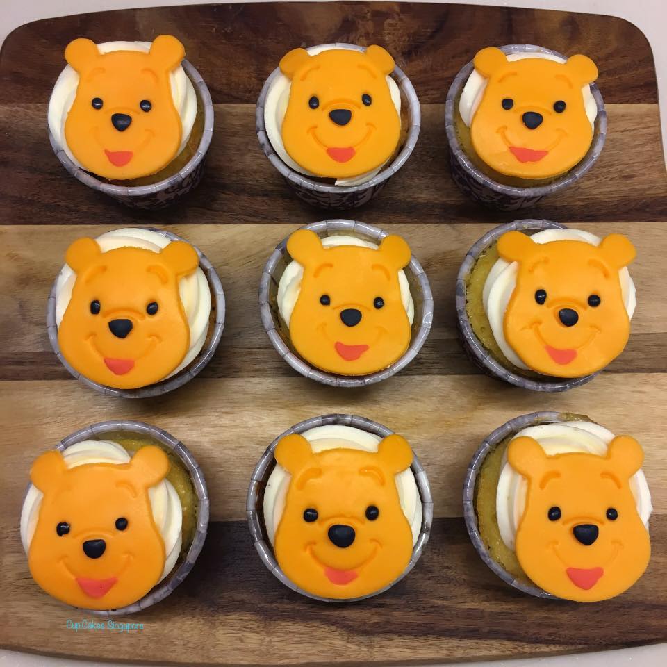 Winnie The Pooh Cupcakes Singapore | Tsum Tsum