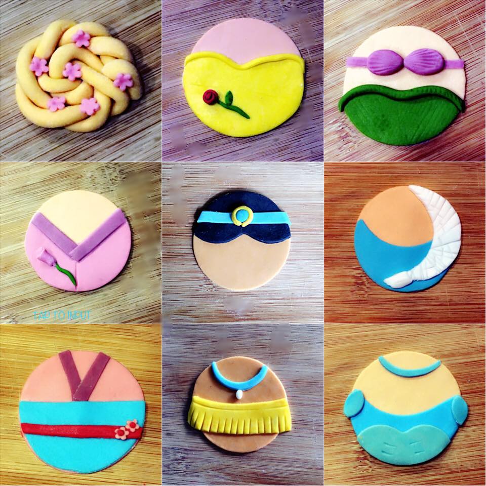 Disney Princess Cupcakes Singapore| Tsum Tsum Cakes