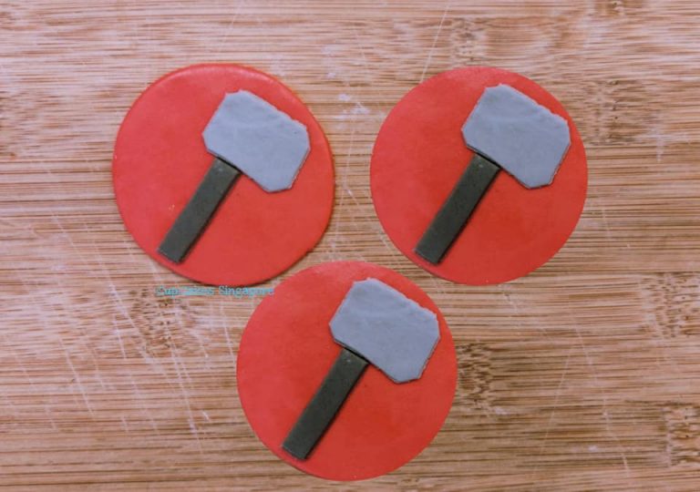 Marvel Superhero Thor Hammer Cupcakes Singapore