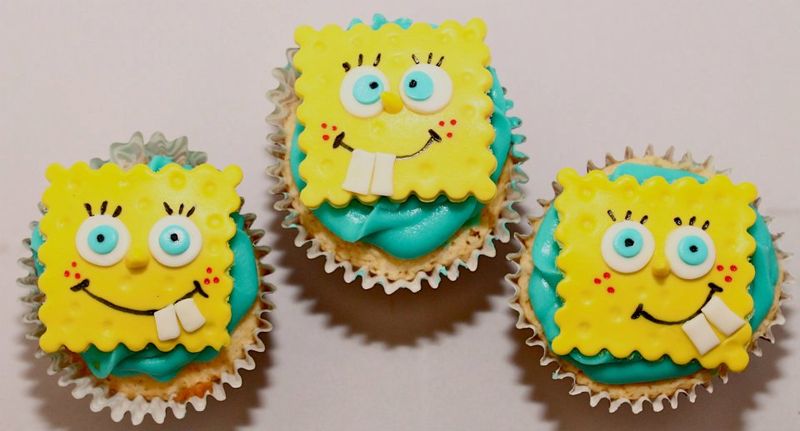 cartoon-SpongeBob-Cupcakes