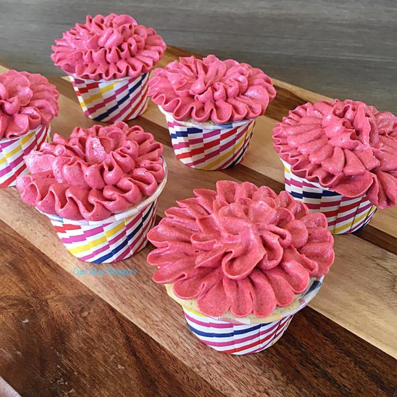 flower cupcake