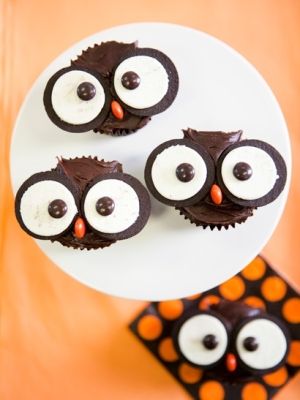 owl cupcake