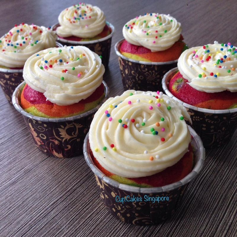 rainbow cupcake 1